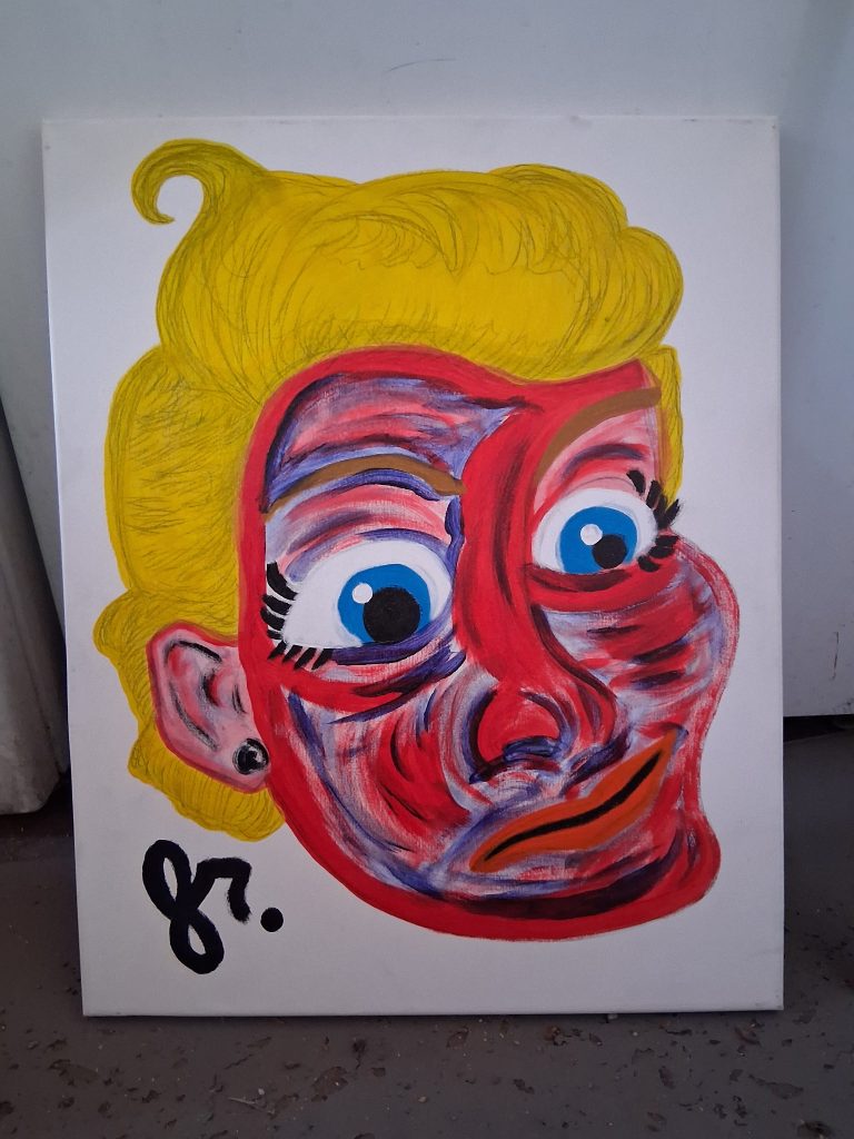 40's Themed Soap Advertisement Lady
